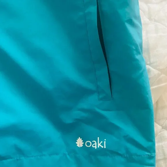 Children's Waterproof Rain Jacket 10/11T, Glacier Blue - Picture 2 of 2